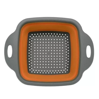 سلة غسيل  سيليكون صحي مربعه