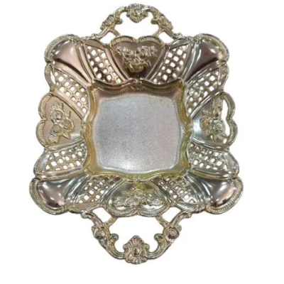 صحن تقديم ذهبي اكرليك