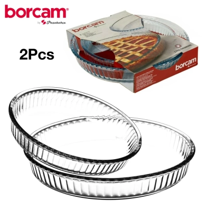 طقم صحون بايركس دائراي قطعتين