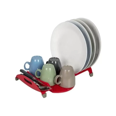 رف تجفيف وغسل الصحون والاكواب موفر للمساحة