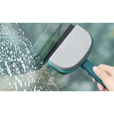 فرشاة تنظيف الزجاج 2 في 1