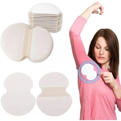 وسادات امتصاص العرق تحت الإبط قابلة للتخلص منها عبوة 50